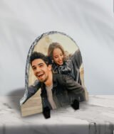 Cadre Photo demi-cercle en Ardoise Blanche pour Sublimation – SH02 – Image 3