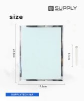 Cadre photo en verre 18x23 cm en Verre Sublimable – BL01 – Image 3