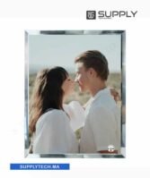 Cadre photo en verre 18x23 cm en Verre Sublimable – BL01