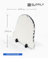 Cadre Photo demi-cercle en Ardoise Blanche pour Sublimation – SH02 – Image 2