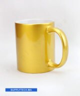 Mug doré métallisé à Effet Pailleté – Sublimation 11 oz – Image 2