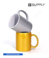 Mug doré métallisé à Effet Pailleté – Sublimation 11 oz – Image 4