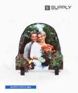 Cadre Photo demi-cercle en Ardoise Blanche pour Sublimation – SH02