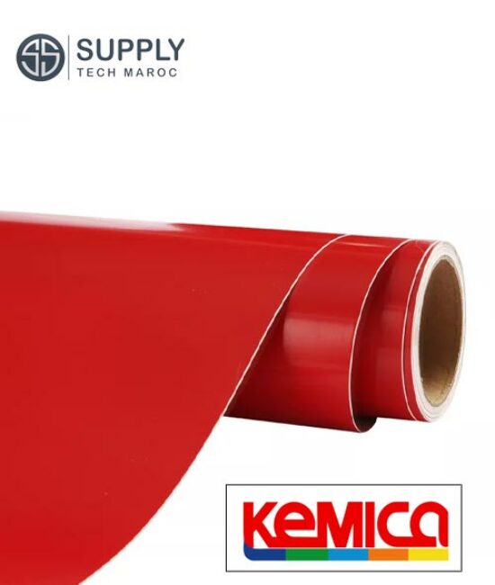 Vinyle de découpe KEMICA – rouge Brillant – 3023 – 75µ -61 cm