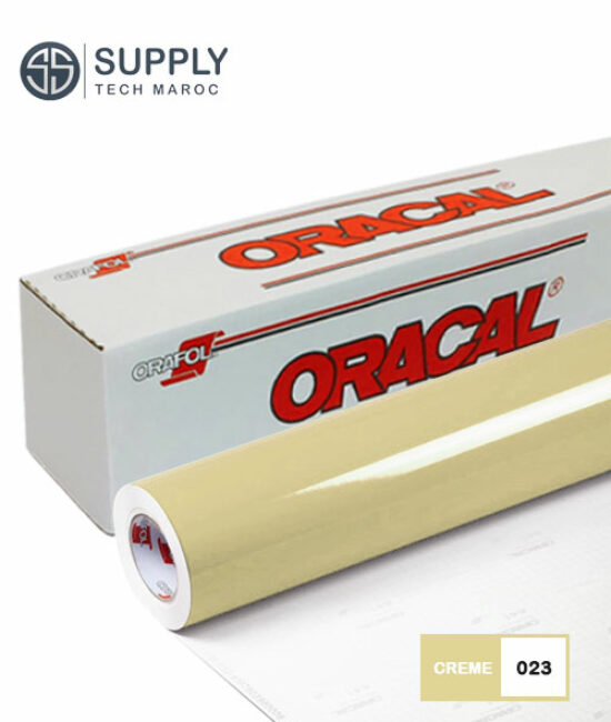 vinyle de découpe ORACAL 641 – 023 -crème – 75µ – 61 cm