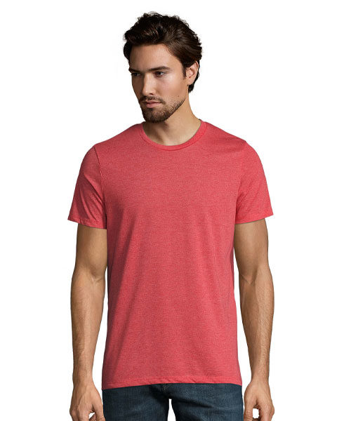 Tee-shirt Rouge chiné Sol’s PREMIUM jersey 190