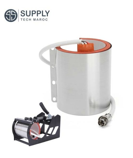 Element chauffante pour presse à mug « Standard 11oz » Plaque en acier inoxydable