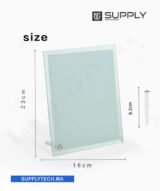 Cadre photo en verre 18x23 cm en Verre Sublimable – BL31 – Image 2