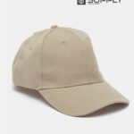 Casquette beige Publicitaire Personnalisable à Fixation Scratch