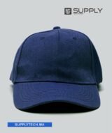 Casquette Bleu marine Publicitaire Personnalisable à Fixation Scratch – Image 3