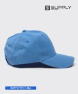 Casquette bleu ciel Publicitaire Personnalisable à Fixation Scratch – Image 4