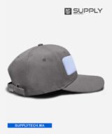 Casquette Gris a patch frontal - publicitaire sublimable – Image 3