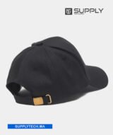 Casquette de baseball noir avec fermeture métallique – Image 3