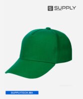 Casquette vert kids Publicitaire à Fixation Scratch