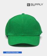 Casquette vert Publicitaire Personnalisable à Fixation Scratch – Image 3