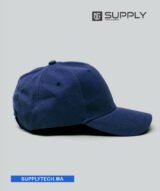 Casquette Bleu marine Publicitaire Personnalisable à Fixation Scratch – Image 2