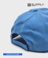 Casquette bleu ciel Publicitaire Personnalisable à Fixation Scratch – Image 2