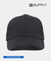 Casquette de baseball noir avec fermeture métallique – Image 4