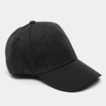 Casquette Noir Publicitaire Personnalisable à Fixation Scratch