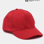 Casquette rouge Publicitaire Personnalisable à Fixation Scratch