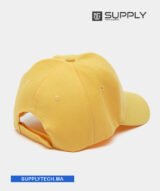 Casquette moutarde Publicitaire Personnalisable à Fixation Scratch – Image 3