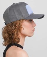 Casquette Gris a patch frontal - publicitaire sublimable – Image 2