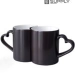 Lot de deux mugs noires magiques - Sublimation