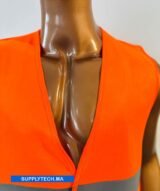 Gilet de sécurité Orange fluo - Unisexe – Image 3