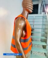 Gilet de sécurité Orange fluo - Unisexe – Image 4
