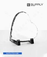 Cadre Photo cœur en Ardoise Blanche pour Sublimation – SH59 – Image 2