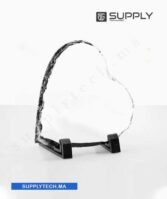 Cadre Photo cœur en Ardoise Blanche pour Sublimation – SH59 – Image 2