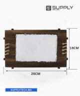 Cadre Photo rectangulaire en Ardoise Blanche et bois pour Sublimation – SH39 – Image 3