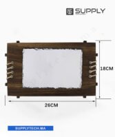 Cadre Photo rectangulaire en Ardoise Blanche et bois pour Sublimation – SH39 – Image 3