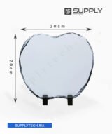 Cadre Photo pomme en Ardoise Blanche pour Sublimation – SH71 – Image 2