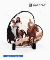 Cadre Photo cœur en Ardoise Blanche pour Sublimation – SH60 – Image 6