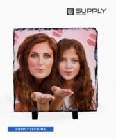 Cadre Photo carré en Ardoise Blanche pour Sublimation – SH25 – Image 2