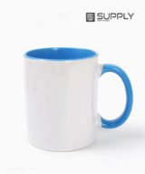 Mug sublimation intérieur bleu ciel et Poignée normal