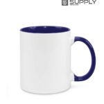 Mug sublimation intérieur bleu marine et Poignée normal