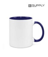 Mug sublimation intérieur bleu marine et Poignée normal