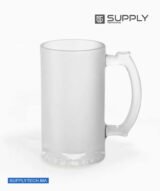 Mug en verre sablé grand personnalisable en sublimation 16OZ