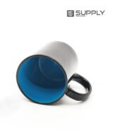 Mug Magique Sublimable - Poignée Classique intérieur bleu – Image 4