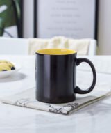 Mug Magique Sublimable - Poignée Classique interieur jaune – Image 2