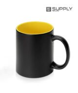 Mug Magique Sublimable - Poignée Classique interieur jaune