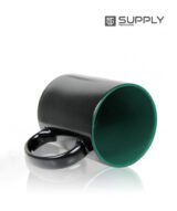 Mug Magique Sublimable - Poignée Classique intérieur vert – Image 3