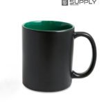 Mug Magique Sublimable - Poignée Classique intérieur vert