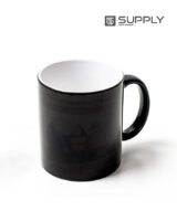 Mug Sublimable Magique Noir Poignée simple