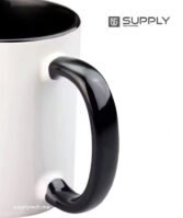 Mug sublimation intérieur Noir et Poignée normal – Image 3