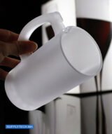 Mug en verre sablé grand personnalisable en sublimation 16OZ – Image 2