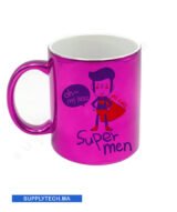 Mug Rose métallisé à Effet miroir– Sublimation – Image 3