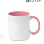 Mug sublimation intérieur rose et Poignée normal
